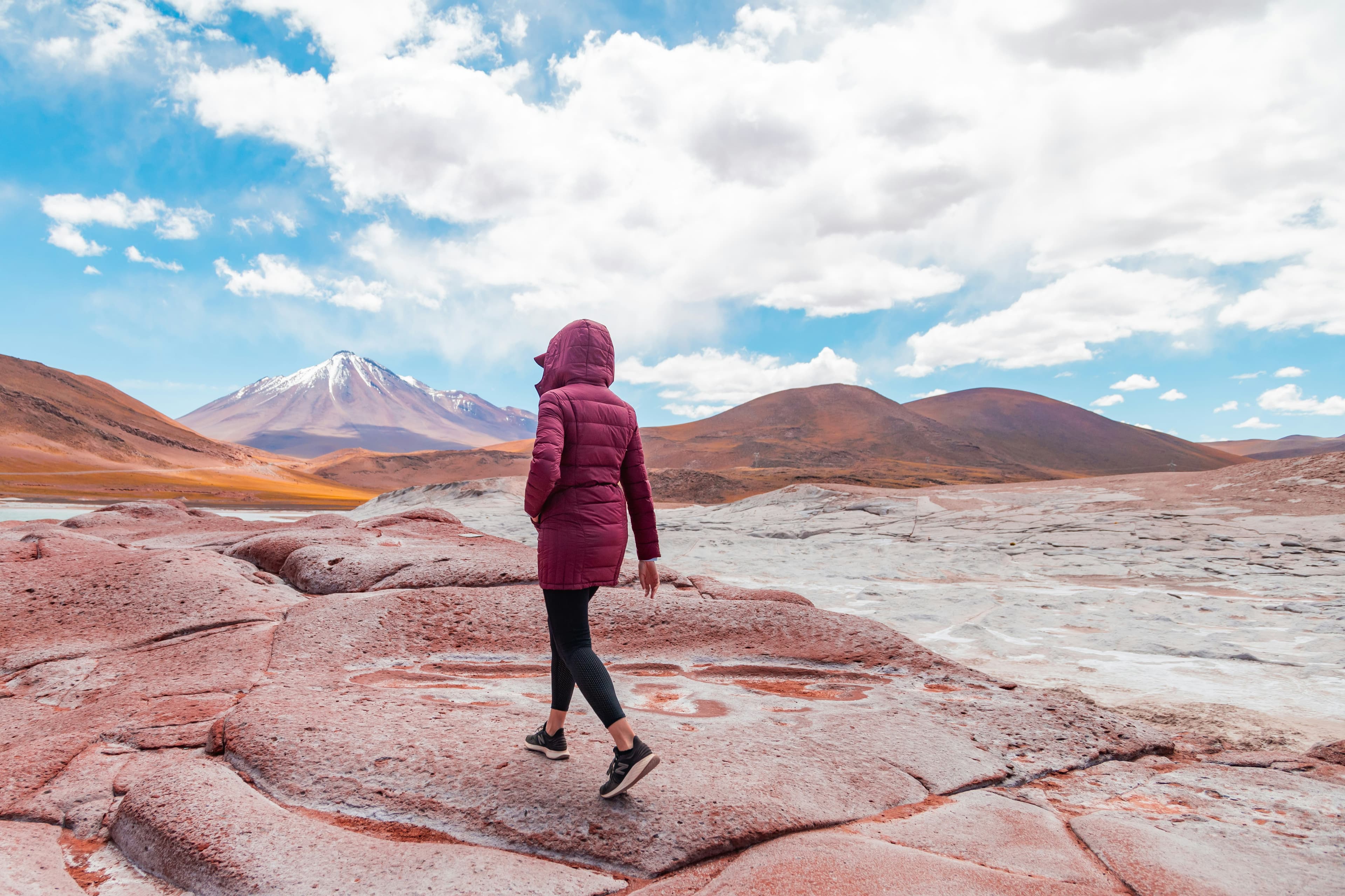 Red rock desert landscape in northern Argentina, the kind of remote destination an advisor's client might travel to